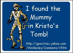 You found the Mummy!