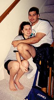 Cindy (6 months pregnant) and Greg - March 2000