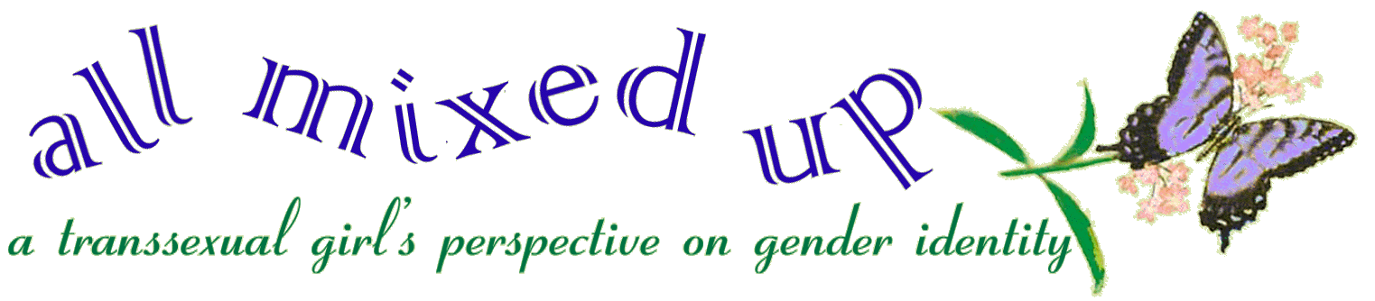 all mixed up, a transsexual girl's perspective on gender identity