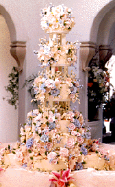 tall wedding cake picture