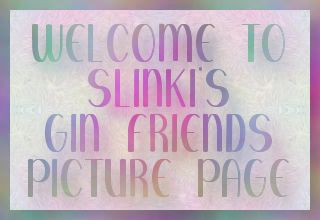 WELCOME TO SLINKI'S GIN FRIENDS PICTURE PAGE :-)