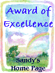 Sandy's Home Page-Award of Excellence (Image-1998 Sandy's Home Page)