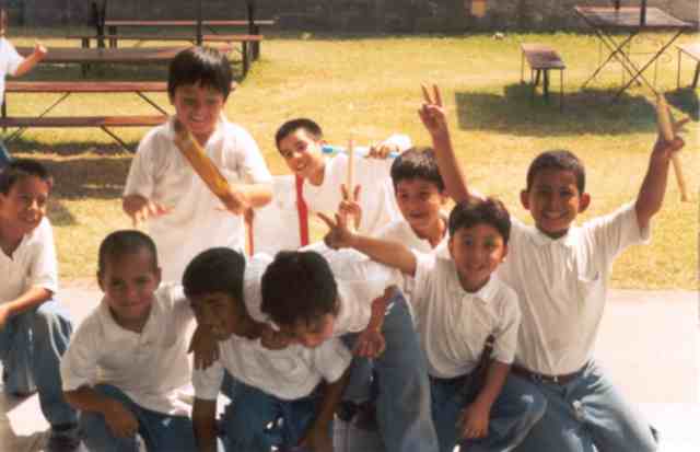 Felices luego de la clase de música