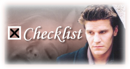 Checklist