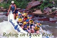 Rafting the Ocoee Rv.