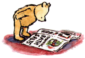 Winnie the Pooh is reading my news...