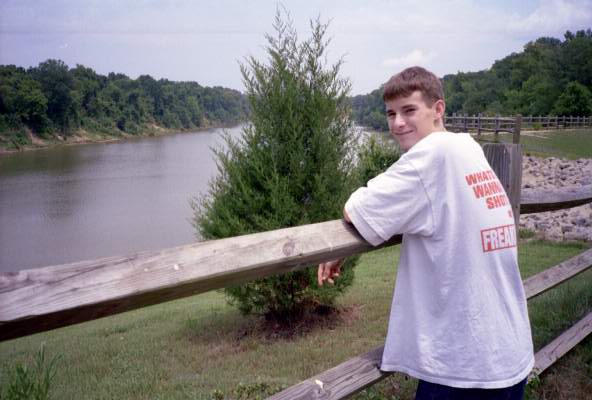 Walter on a father/son day trip to Moundville, AL 1999