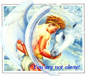 AngelMan With Pegasus - "You Are Not Alone!"