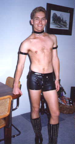 Malcolm in leather 
	for Dungeon & Dragons theme