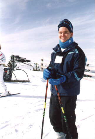 Malcolm Skiing in Queenstown, New Zealand - 1992