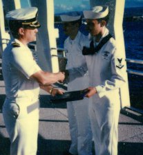 Reenlisting on the Arizona Memorial