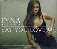 Say You Love Me (1st CD)