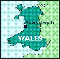 Map of Wales