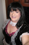 Kimberley in her favorite French Maid Outfit, taken 10/31/08 (Halloween :)