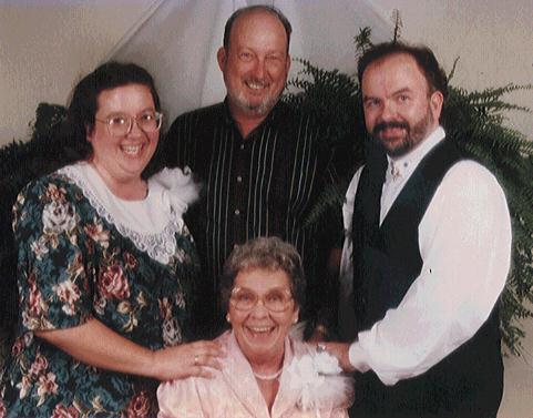 A Family moment at Jennifer's wedding.