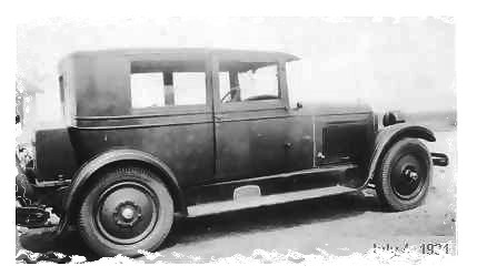 Frank's Model A Ford - July 1931.