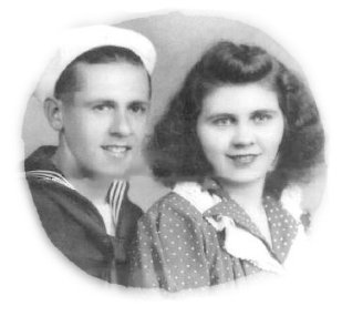 Warren & Lucille Grossmann married in Norfolk VA June 11, 1945