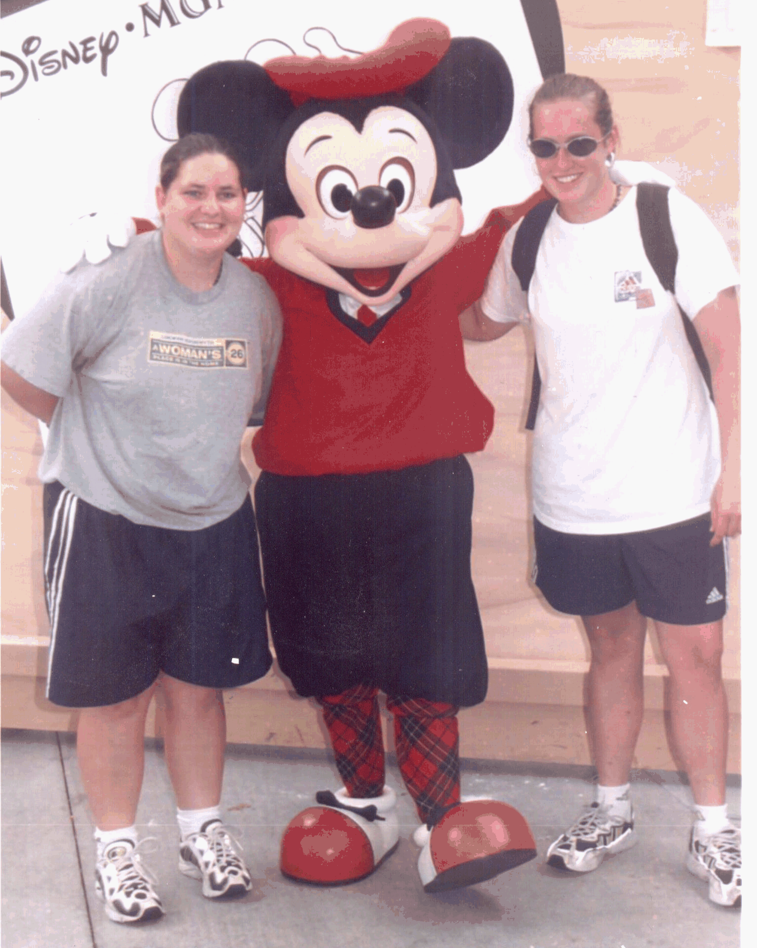 Brandi and I with Mickey