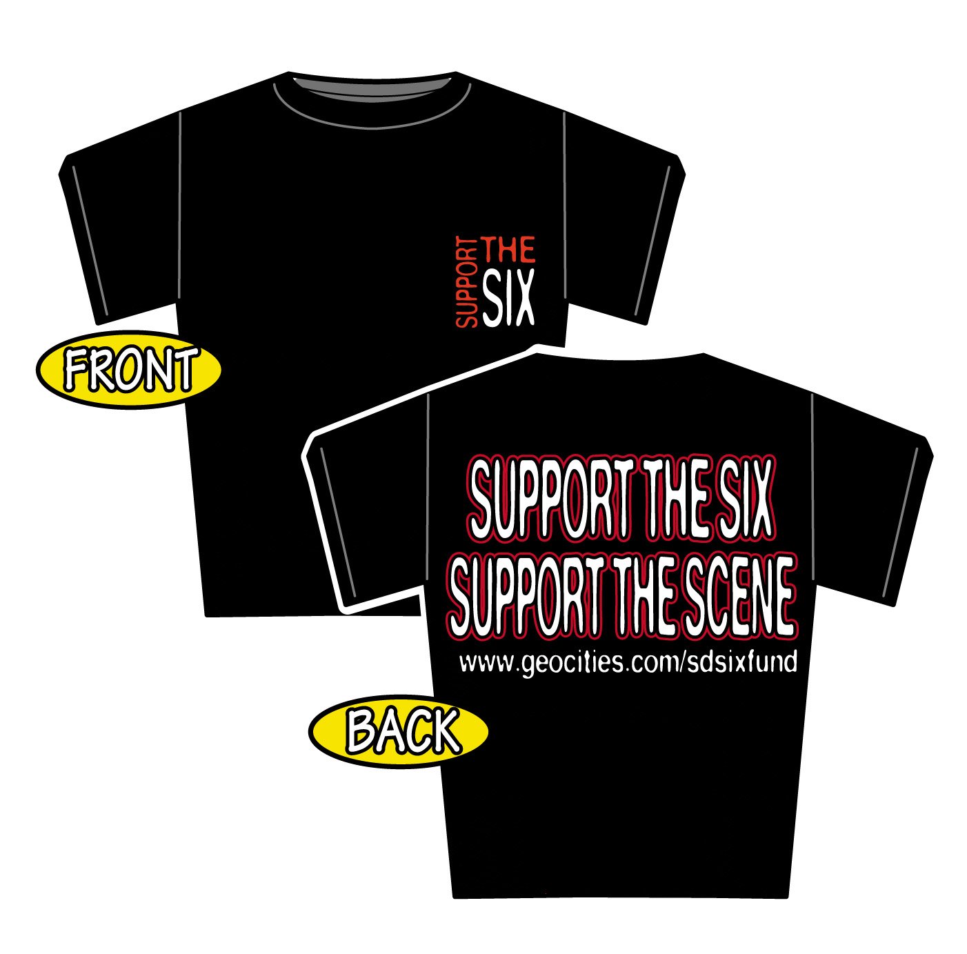 Support the Six T-shirt