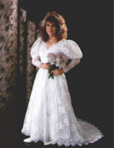 Photo of me in wedding dress