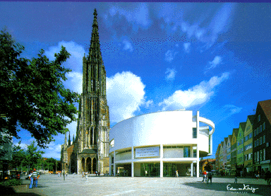 Ulm mit Stadthaus