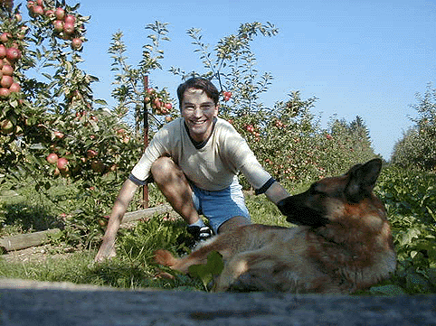 Wolfgang mit Hund