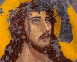 Photo of a Jesus painting