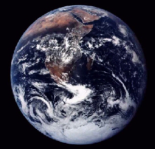 Photo of the Earth from space