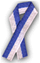 The Blue-White Israeli Peace Ribbon