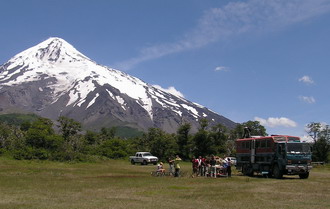 Lunch at Volcano Lanin