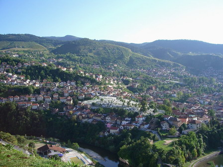 Panorame of Sarajevo