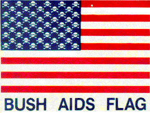 Bush AIDS Flag