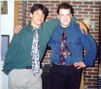 Stephen and myself prior to homecoming '95