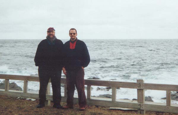 Benoit et Jacques en Gaspsie 1999