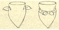 Knotted Neck Wrap Diagram