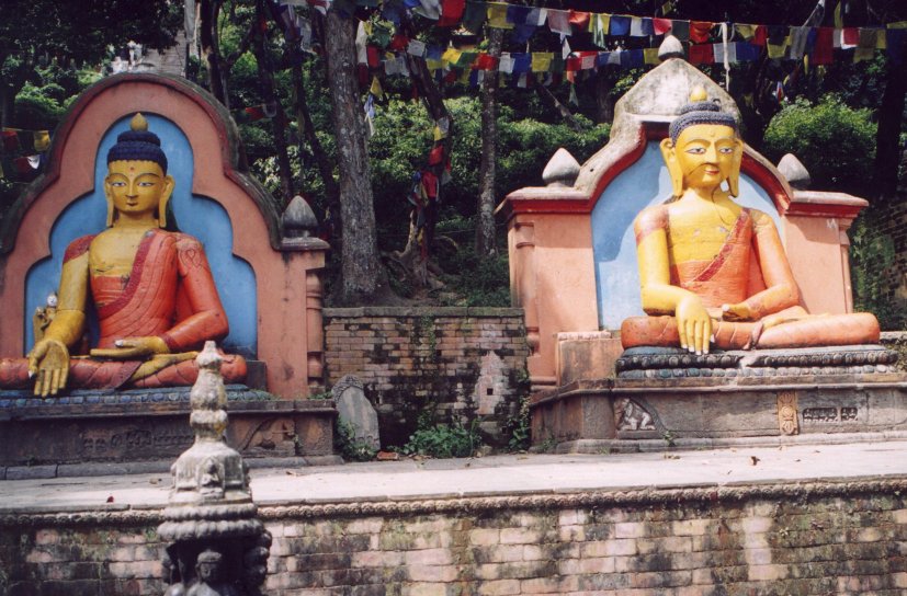 Colourful Buddhas