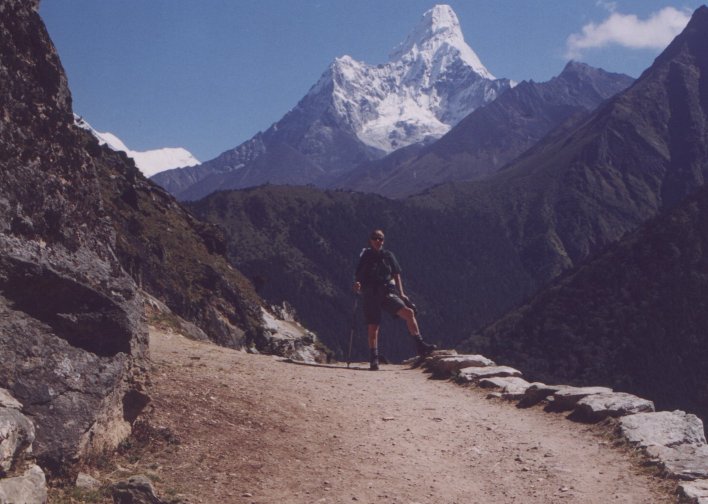 Carmel and her favourite mountain