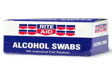 Rite Aid - Alcohol Swabs - 100 packets