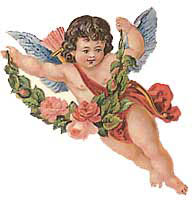 cupidflyingwithflowers