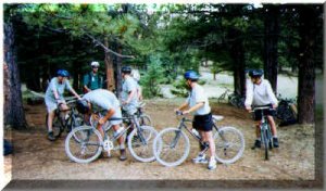 Mountain biking at Iris Park