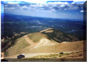 Road up to Pike's Peak