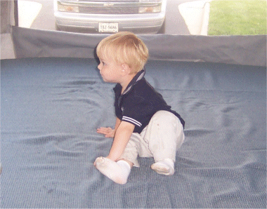 Tyler in the camper