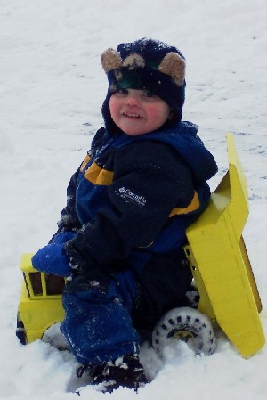 Tyler and his truck