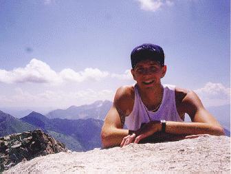 Me at the top with Timp in the background