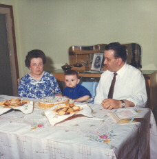 Mamma Fausta, pap Pietro e Flavio, 15 agosto 1964