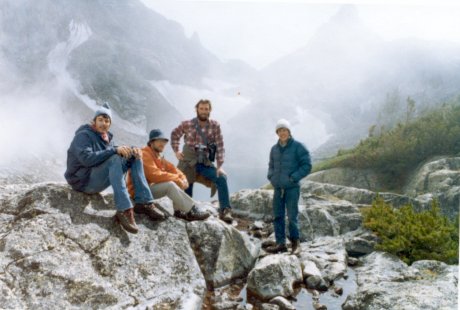 Jon, Bryan, Carl and Mike TheBoysInTheBeartooths1977