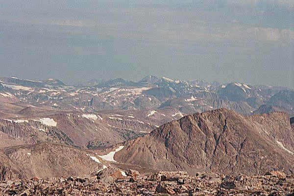 Top Of HallsMountain Looking North at Fremont Peak - Mike Lilly 2000