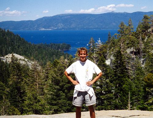 hiking above emerald bay, lake tahoe