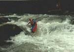 Canoe at Bull Sluice