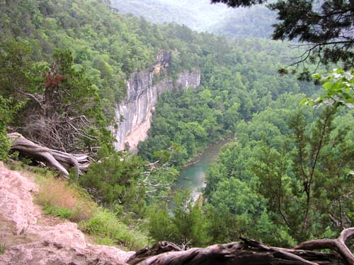 [A view from the Goat Trail on Big Bluff]